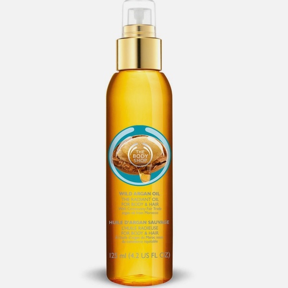 The Body Shop Wild Argan The Radiant Oil for Body & Hair 4.2 oz 125 ml Rare NEW - Picture 1 of 7